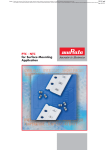 PTC-NTC for Surface Mounting Application