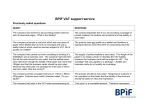 BPIF VAT support service