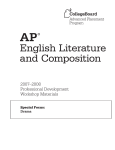 English Literature and Composition - AP Central