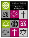 Five Major World Religions