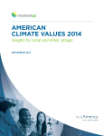 AMERICAN CLIMATE VALUES 2014 insights by racial