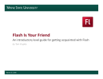 Flash Is Your Friend - Wayne State University Blogs