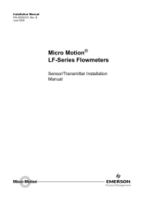 LF-Series Flowmeters