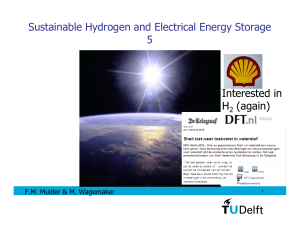 Sustainable Hydrogen and Electrical Energy Storage 5 Interested in