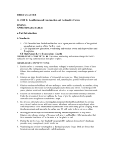 THIRD QUARTER II. UNIT 4: Landforms and Constructive and