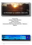 Camera obscura and Astronomy