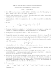 Solutions - UMD MATH - University of Maryland