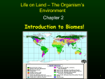 Introduction to Biomes!