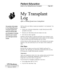 After a kidney/pancreas transplant - UWMC Health On-Line