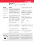 Fact Sheet: The Morningstar Equity Style Box™