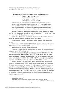 Not Every Number is the Sum or Difference of Two Prime Powers