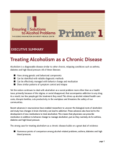 Treating Alcoholism as a Chronic Disease