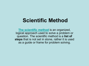 Scientific Method Ppt