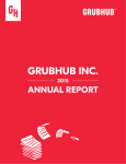Grubhub`s annual report