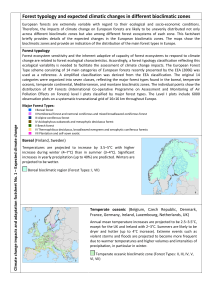 Study on impacts of climate change on European forests and