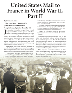 United States Mail to France in World War II, Part II