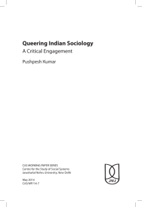 Queering Indian Sociology