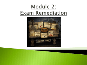 Module 2: Exam Remediation