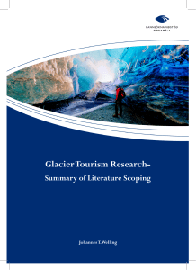 Glacier Tourism Research - Rannsóknamiðstöð ferðamála