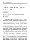Morris, The Scholar Denied: WEB DuBois