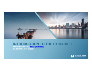 introduction to the fx market