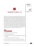 4 MODERN WORLD – II
