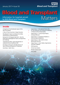 27572 Blood and Transplant Matters (Issue 49).indd - NHSBT