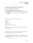 Problem Set 6 – Some Answers FE312 Fall 2010 Rahman 1