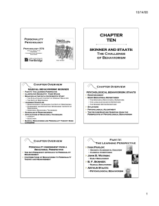 Chapter 10 Powerpoint Handout