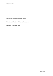 1 September 2006 Page 1 of 52 The SPI Fund of Scottish Provident