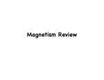 Magnetism Review