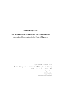 Back to Westphalia? The International System of States and the