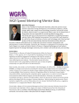 WGR Speed Mentoring Mentor Bios