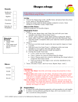 Shape-ology - Directions