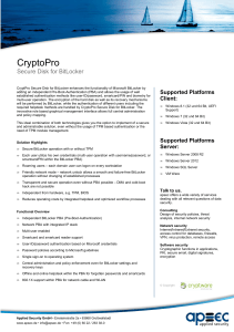 CryptoPro - Applied Security GmbH