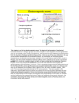 This chapter is our first on electromagnetic waves. We begin with a