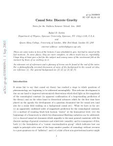 Causal Sets: Discrete Gravity (Notes for the Valdivia Summer School)