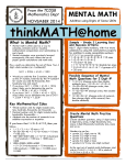 thinkMATH@home Poster