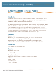 Activity: A Plate Tectonic Puzzle - American Museum of Natural History