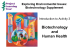 Biotechnology and Human Health