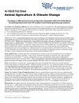 Animal Agriculture and Climate Change