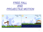 free fall and projectile motion