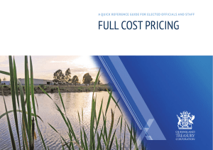 full cost pricing - QTC Clients - Queensland Treasury Corporation