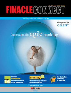 Innovation for agile banking