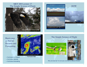 Lecture 17 The Simple Science of Flight