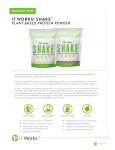 It Works! Shake™ Product Info Sheet