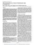 Effect of Osmotic Pressure on Uptake of