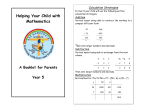 Y5 Parent Booklet