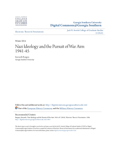 Nazi Ideology and the Pursuit of War Aim: 1941-45