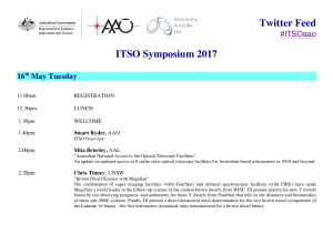 Twitter Feed ITSO Symposium 2017